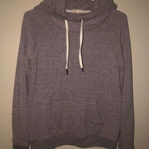 Purple turtle neck garage hoodie